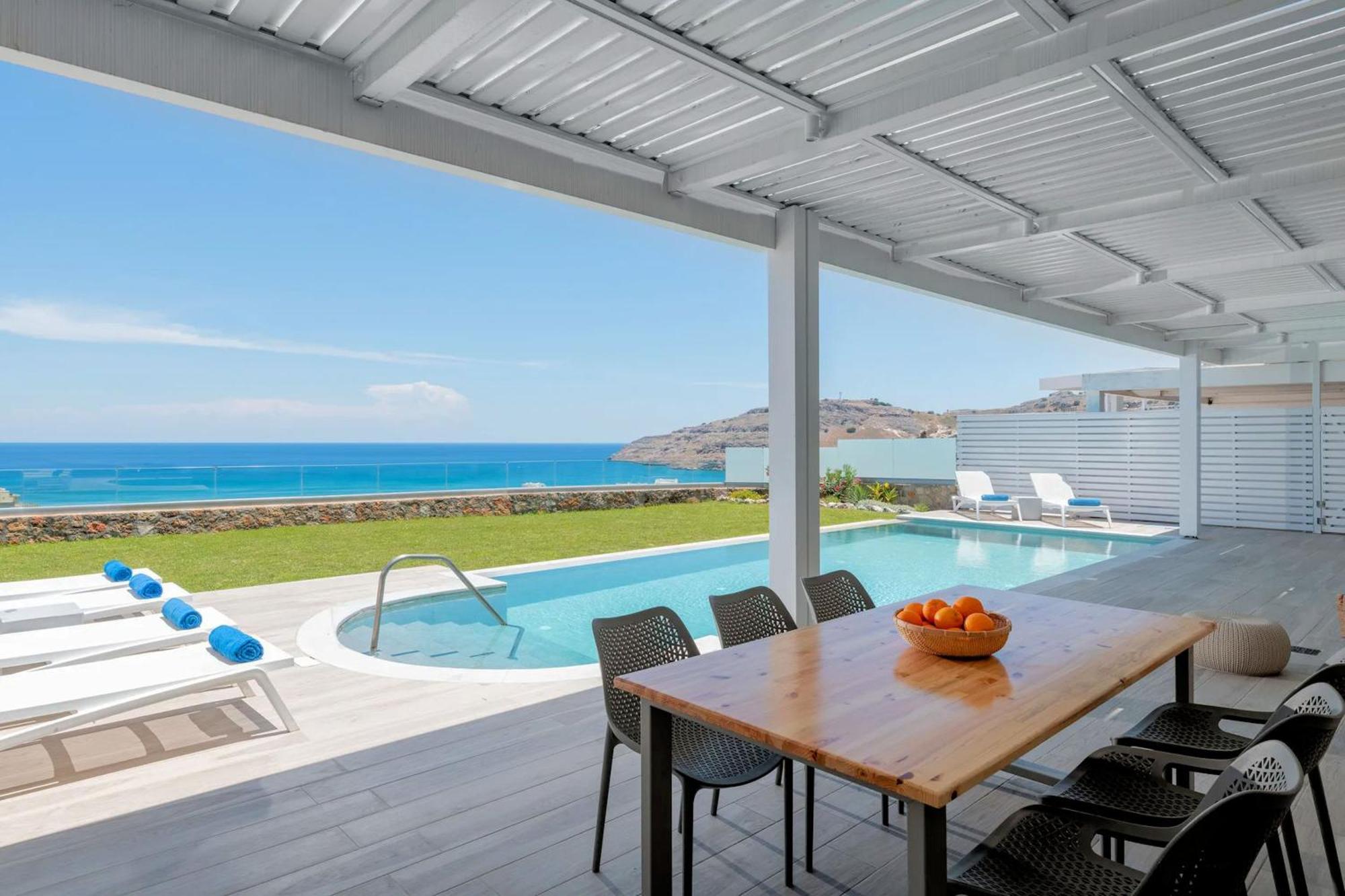 Villa Executive Rhodes Akrotiri Stunning Sea Views 3 Bedrooms *